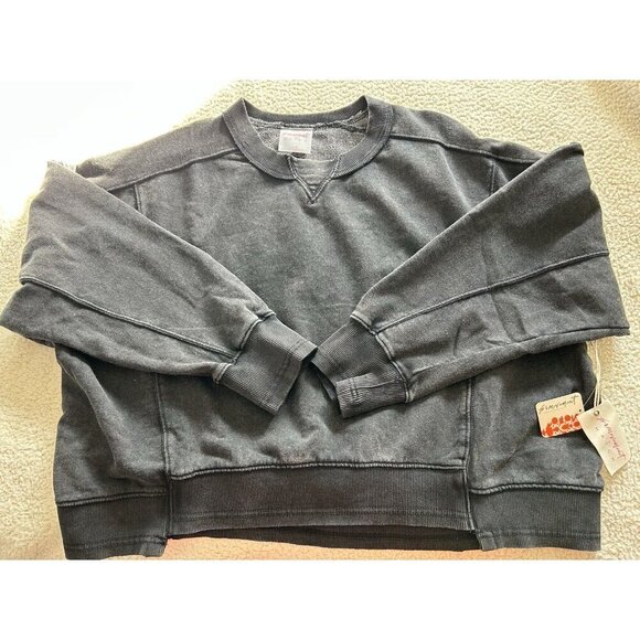 FP Movement X Hatch Womens Intercept Pullover Sweatshirt Black Size L - Picture 7 of 11